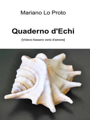 cover image of Quaderno d'Echi